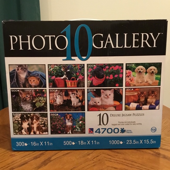 Photo Gallery Games Photo Gallery Jigsaw Puzzles Box Set Puppies